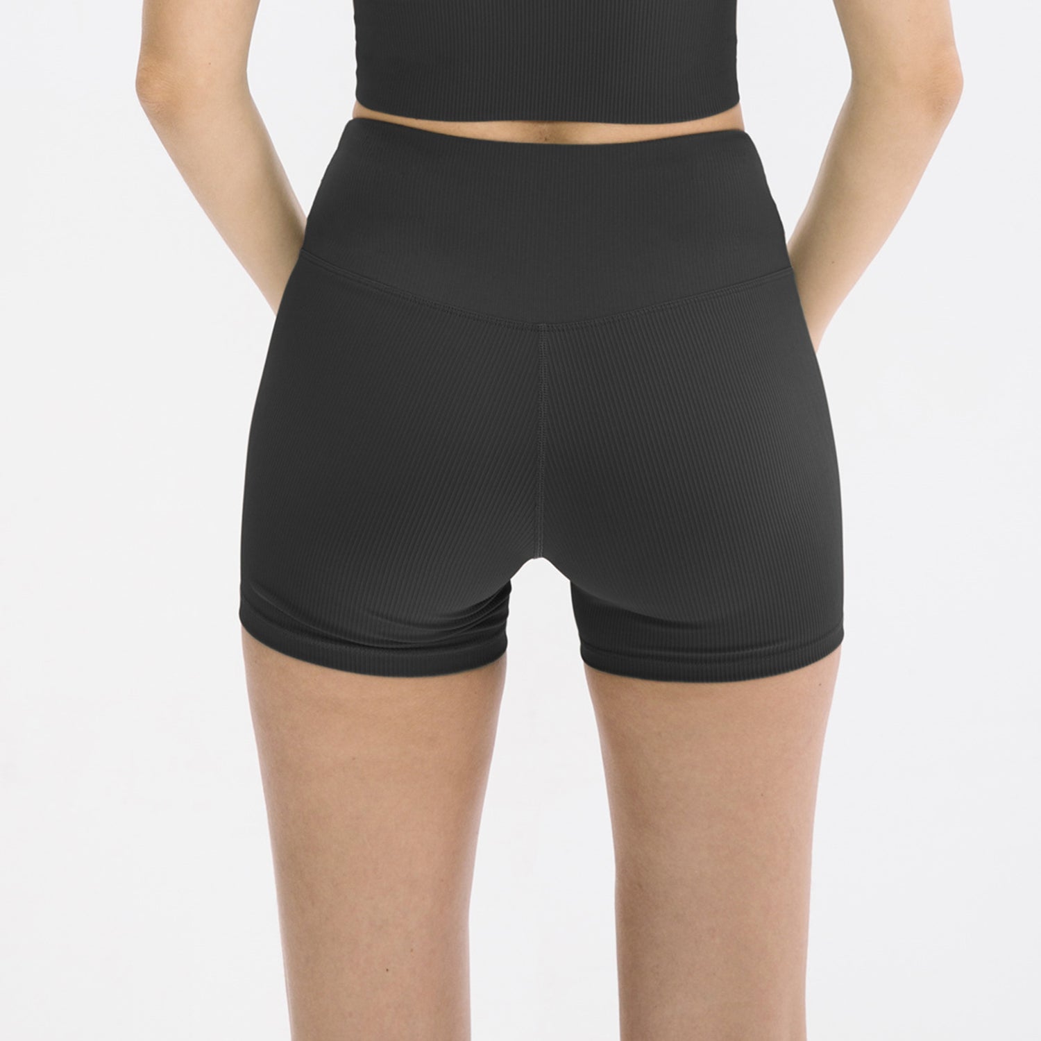Sportshort met hoge taille