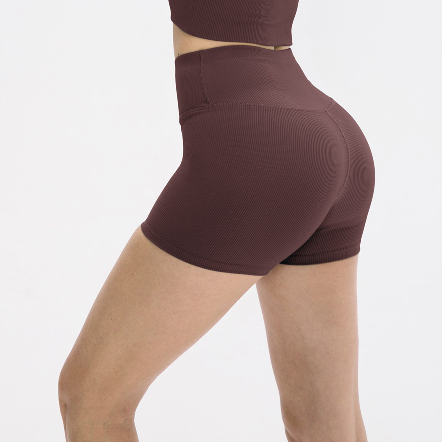 Sportshort met hoge taille