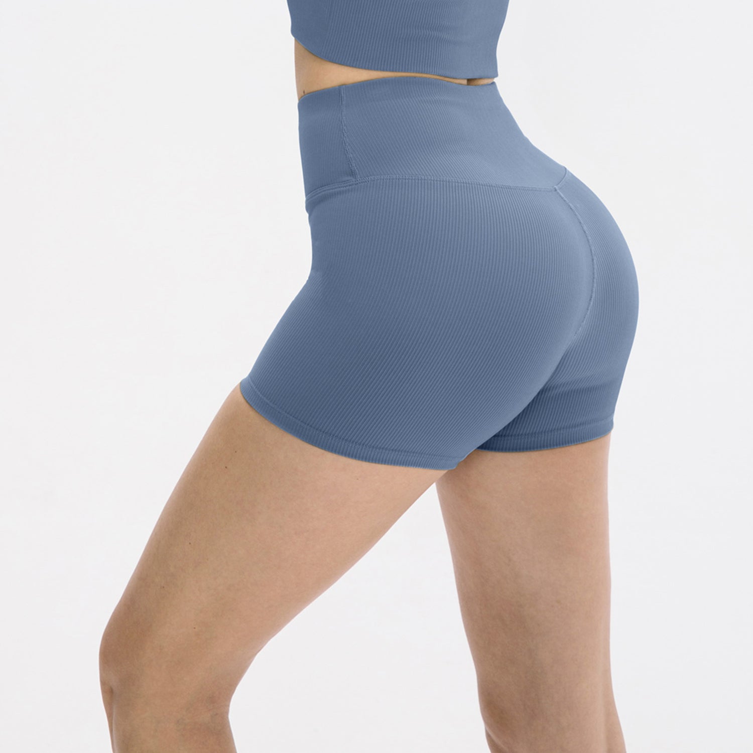 Sportshort met hoge taille