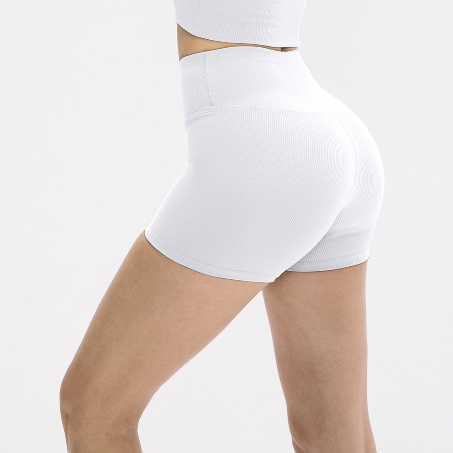 Sportshort met hoge taille