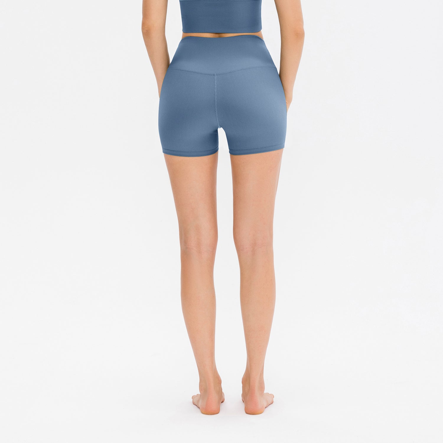 Sportshort met hoge taille