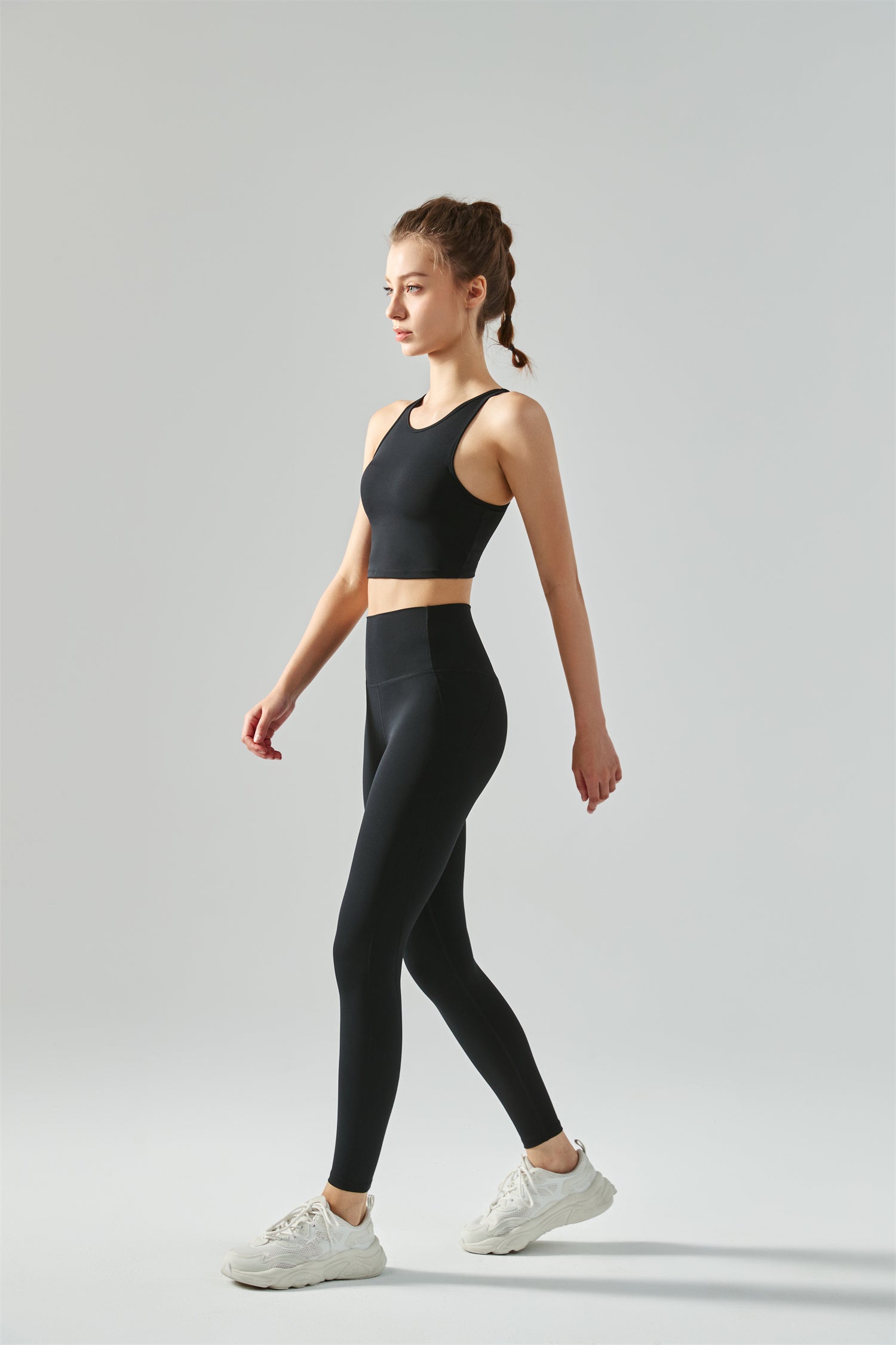 Hoog getailleerde buttlift-legging