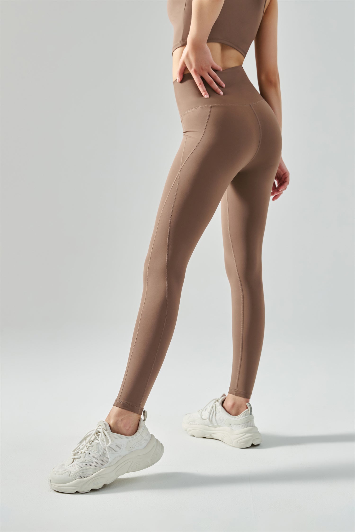 Hoog getailleerde buttlift-legging