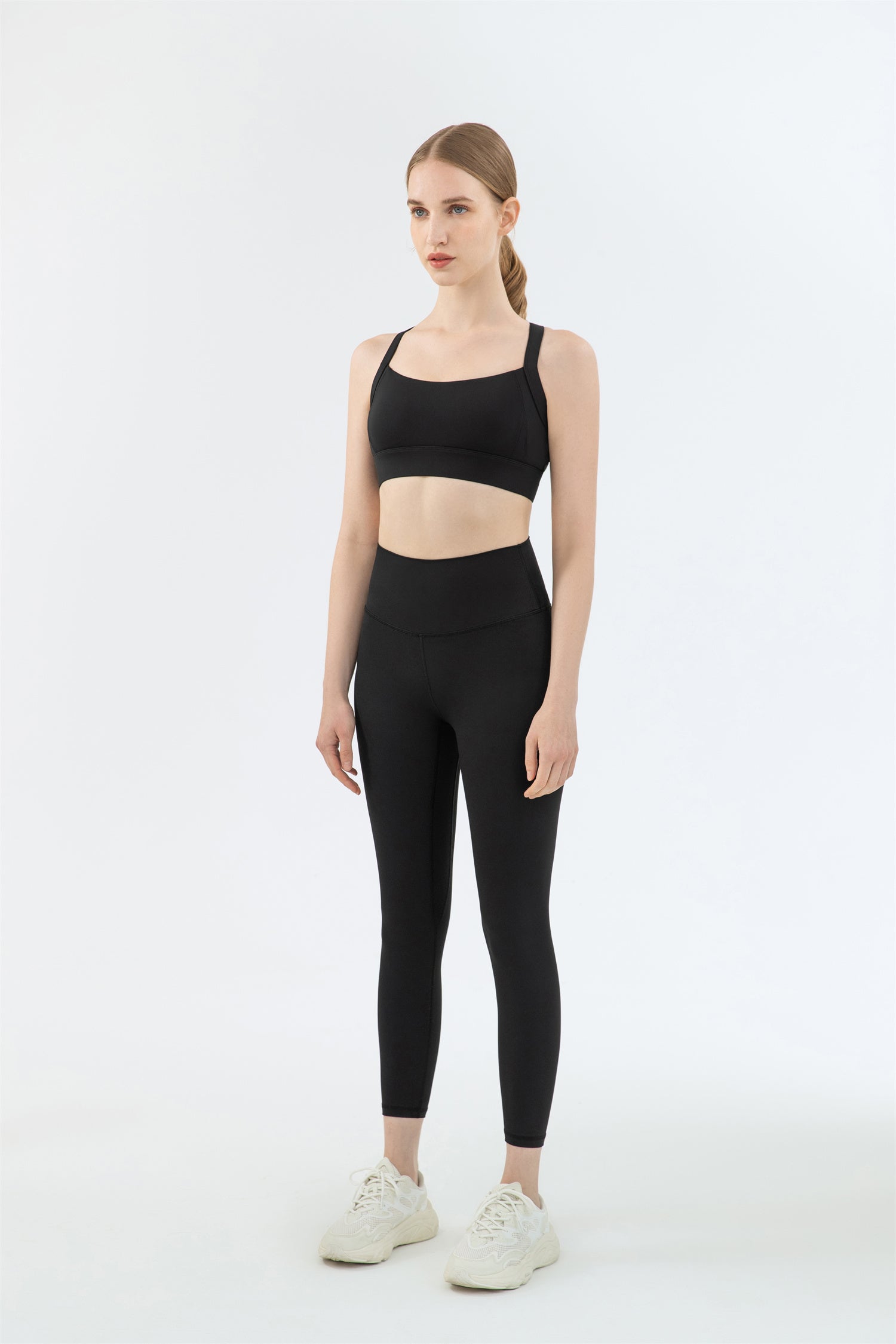 Hoog getailleerde legging