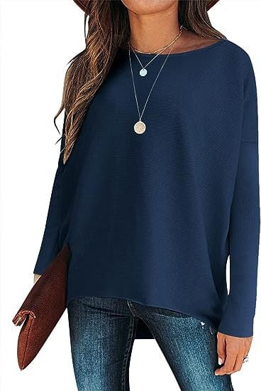 ✨Uitverkoop⭐Dames Oversized Dolman Sleeve Gebreide Trui