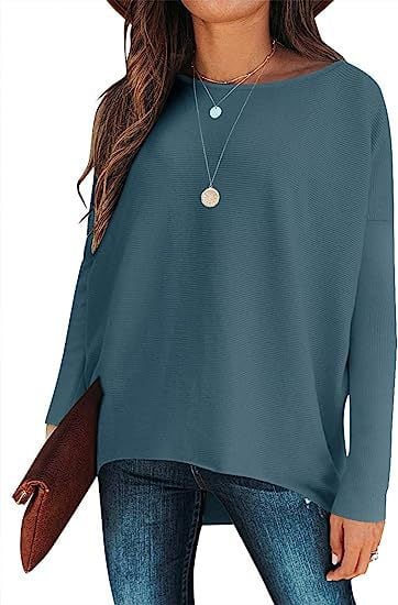 ✨Uitverkoop⭐Dames Oversized Dolman Sleeve Gebreide Trui