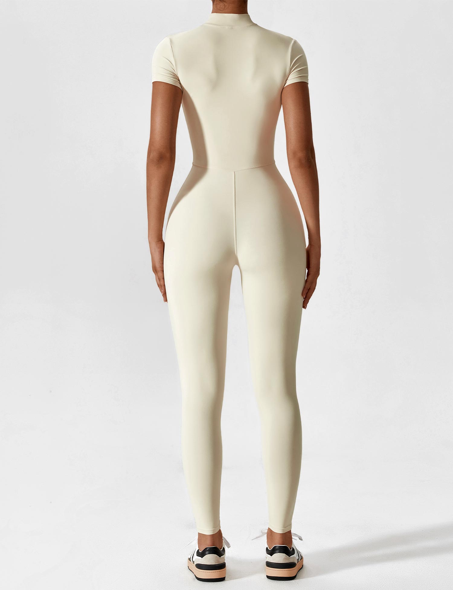 Jacobeli Long Sleeve/ Short Sleeve Zipper Jumpsuit