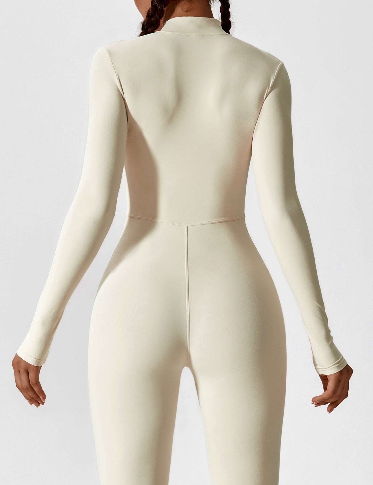 Jacobeli Long Sleeve/ Short Sleeve Zipper Jumpsuit