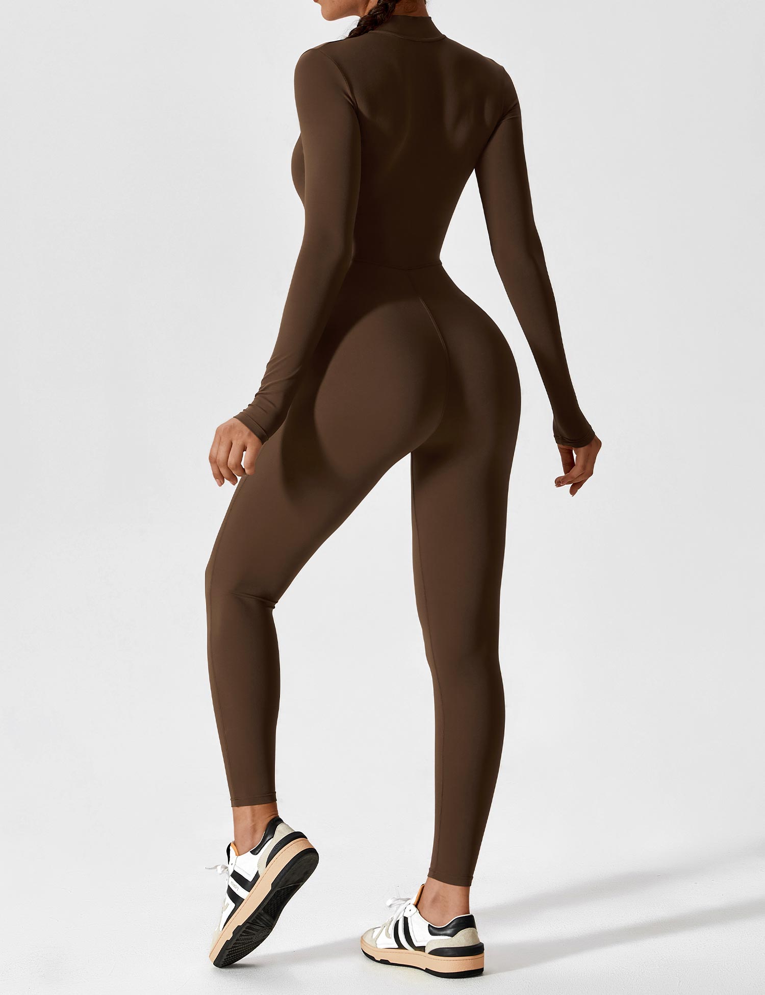 Jacobeli Long Sleeve/ Short Sleeve Zipper Jumpsuit
