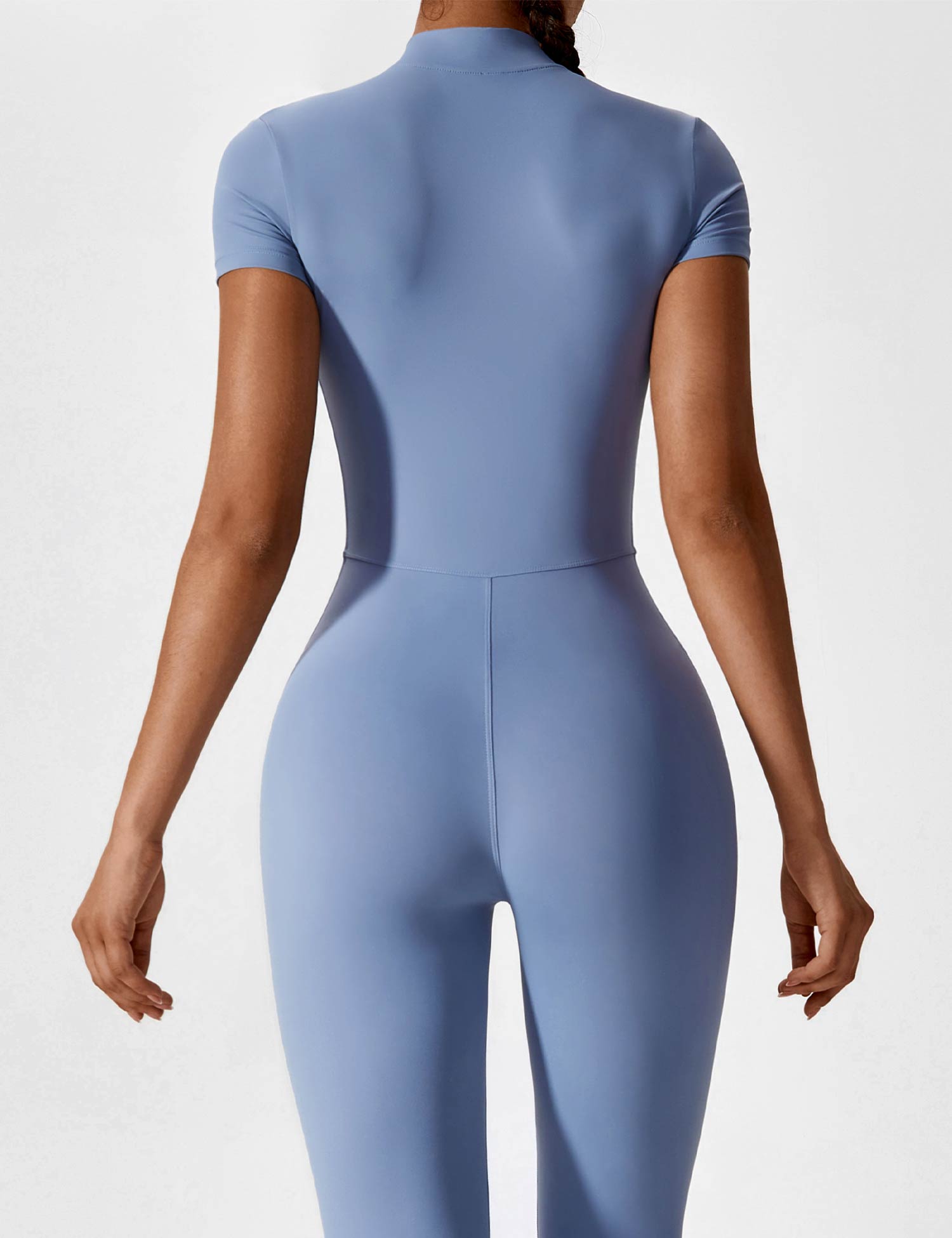 Jacobeli Long Sleeve/ Short Sleeve Zipper Jumpsuit