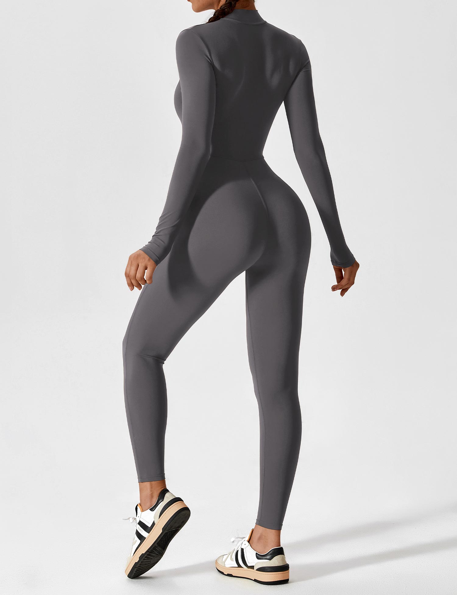 Jacobeli Long Sleeve/ Short Sleeve Zipper Jumpsuit