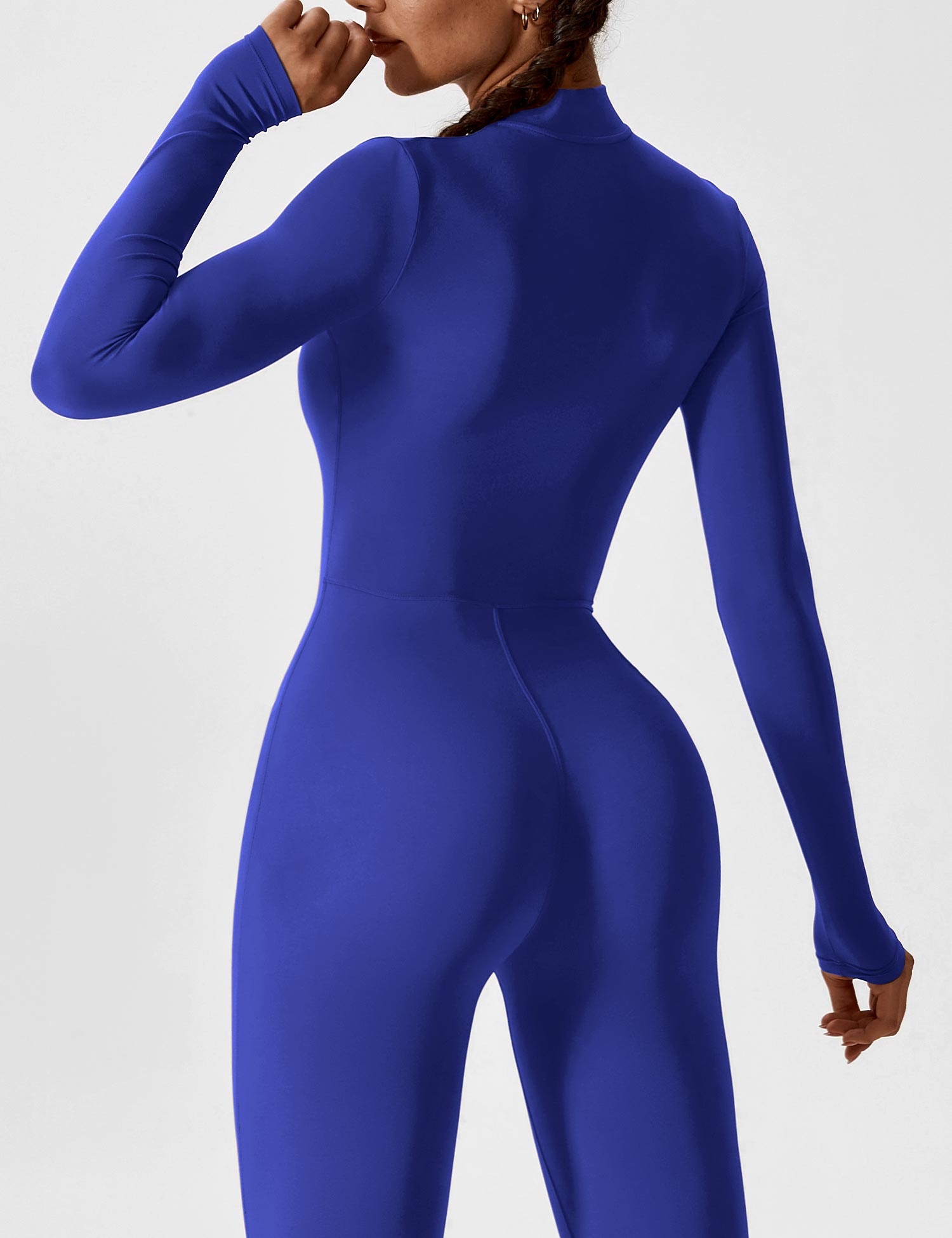 Jacobeli Long Sleeve/ Short Sleeve Zipper Jumpsuit