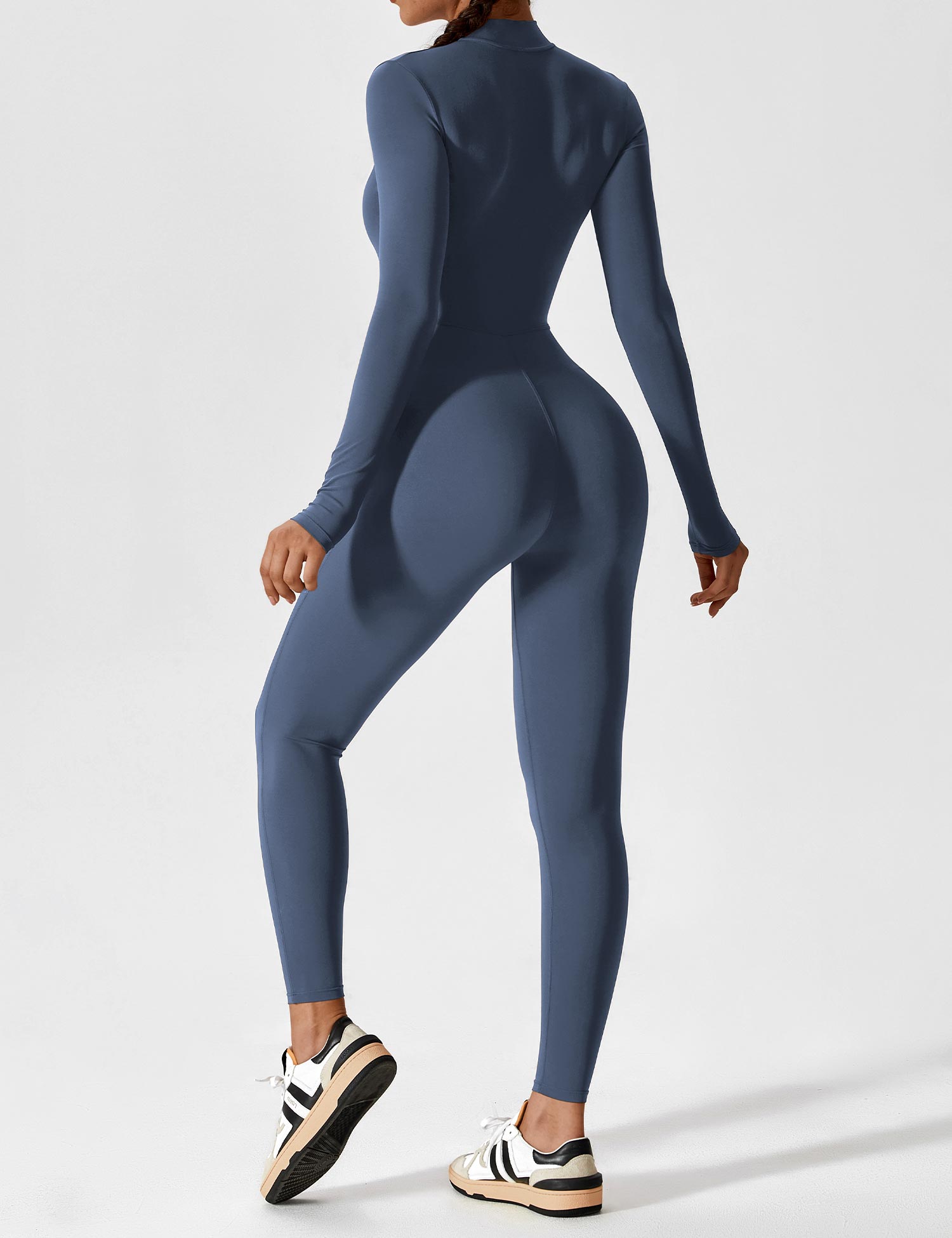 Jacobeli Long Sleeve/ Short Sleeve Zipper Jumpsuit