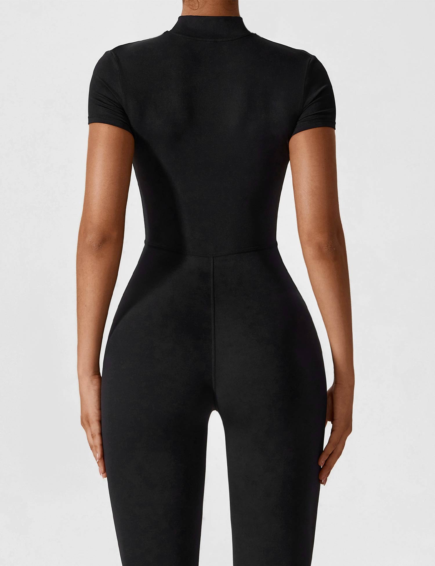 Jacobeli Long Sleeve/ Short Sleeve Zipper Jumpsuit