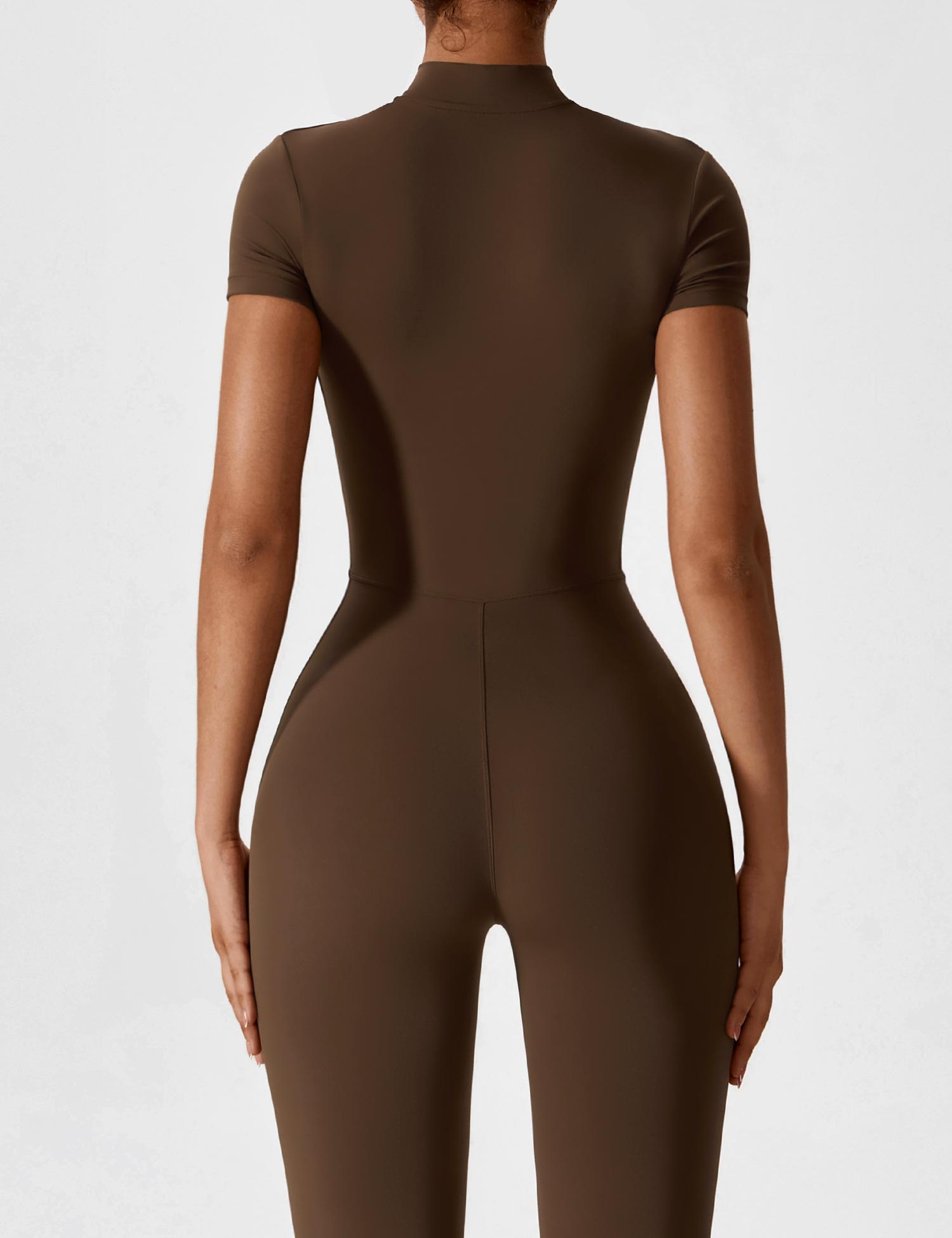 Jacobeli Long Sleeve/ Short Sleeve Zipper Jumpsuit
